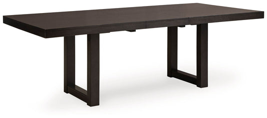 Neymorton - Dark Grayish Brown - Rectangular Dining Room Butterfly Extension Table - Forward Furniture