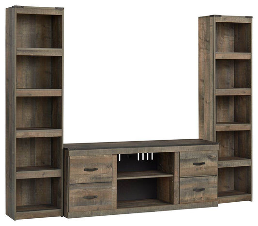 Trinell - Brown - 3-Piece Entertainment Center - Forward Furniture