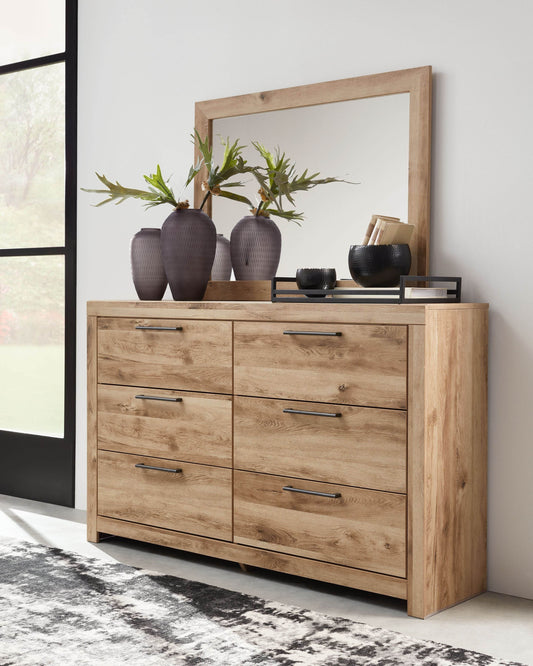 Hyanna - Tan - Dresser, Mirror - Forward Furniture