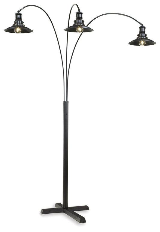 Sheriel - Black - Metal Arc Lamp - Forward Furniture