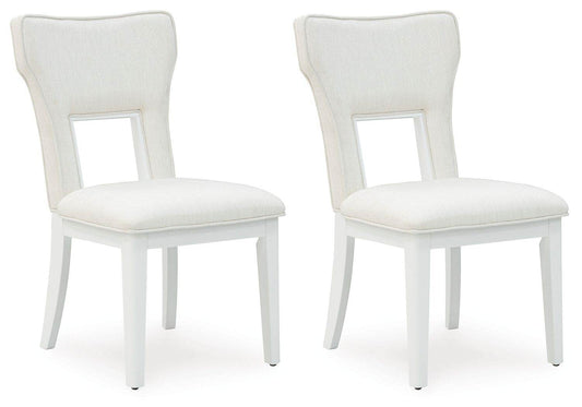 Chalanna - White - Dining Upholstered Side Chair (Set of 2) - Forward Furniture