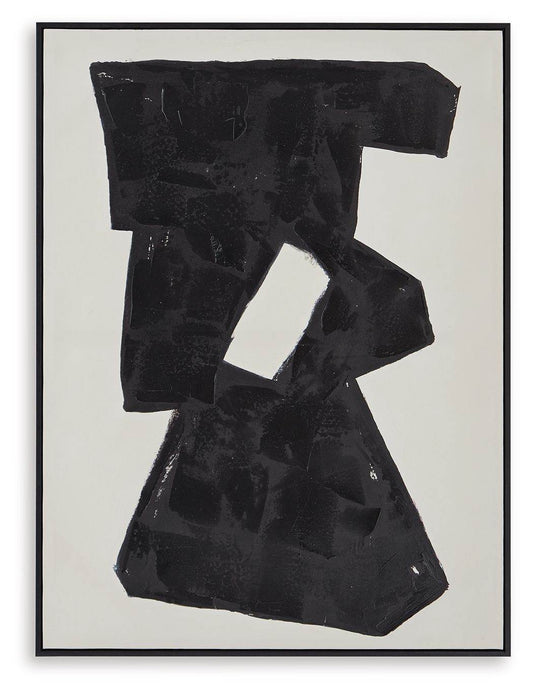 Garviery - Black / Cream - Wall Art - Forward Furniture