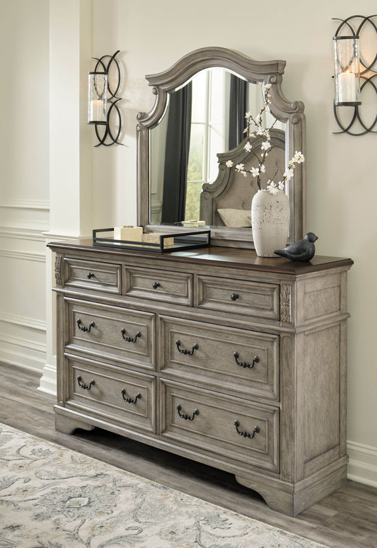 Lodenbay - Antique Gray - Dresser, Mirror - Forward Furniture
