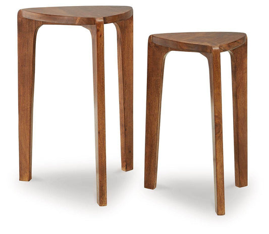 Brynnleigh - Medium Brown - Accent Table Set (Set of 2) - Forward Furniture