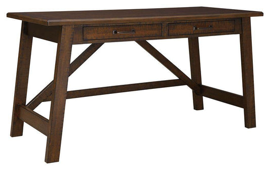 Baldridge - Rustic Brown - Home Office Large Leg Desk - Forward Furniture