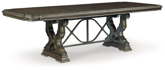 Maylee - Dark Brown - Dining Extension Table - Forward Furniture