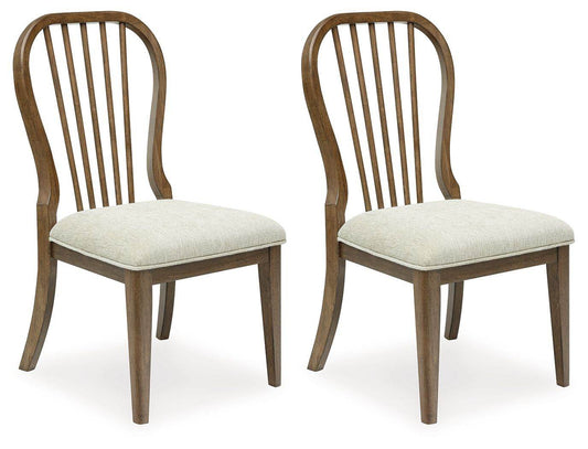 Sturlayne - Brown - Dining Upholstered Side Chair (Set of 2) - Spindleback - Forward Furniture