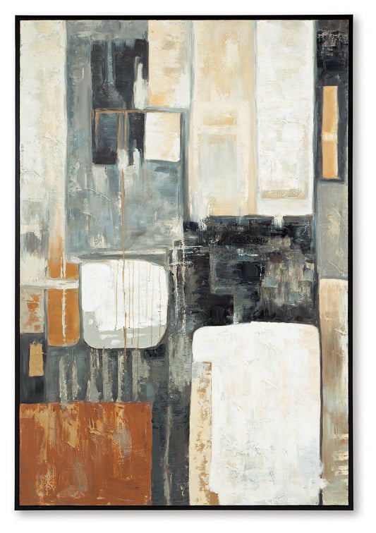 Howford - Brown / Black / Gray - Wall Art - Forward Furniture