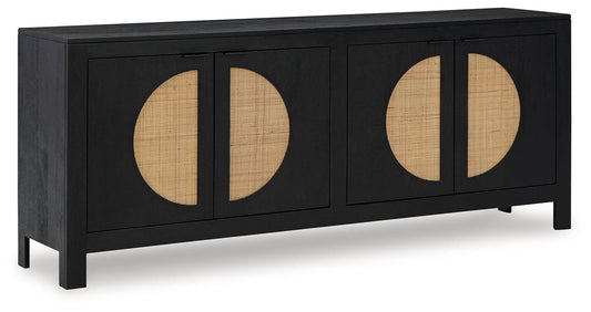 Cliffiings - Black / Natural - Accent Cabinet - Forward Furniture