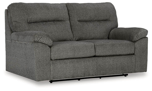 Bindura - Mineral - Glider Loveseat - Forward Furniture