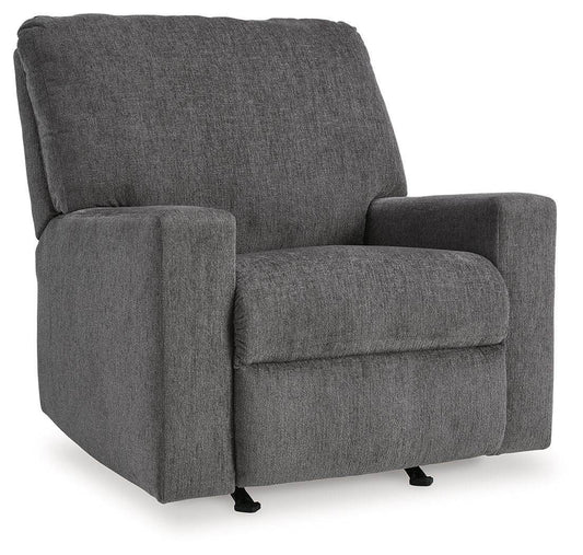 Rannis - Pewter - Rocker Recliner - Fabric - Forward Furniture