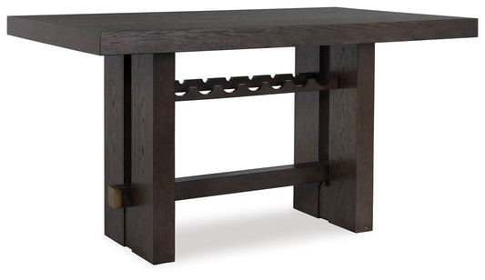 Burkhaus - Dark Brown - Rectangular Dining Room Counter Table - Forward Furniture