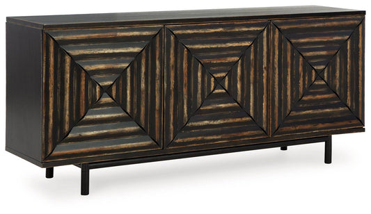 Fair Ridge - Distressed Black - Accent Cabinet - Forward Furniture