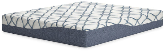 12 Inch Chime Elite 2.0 - White / Blue - California King Mattress - Forward Furniture