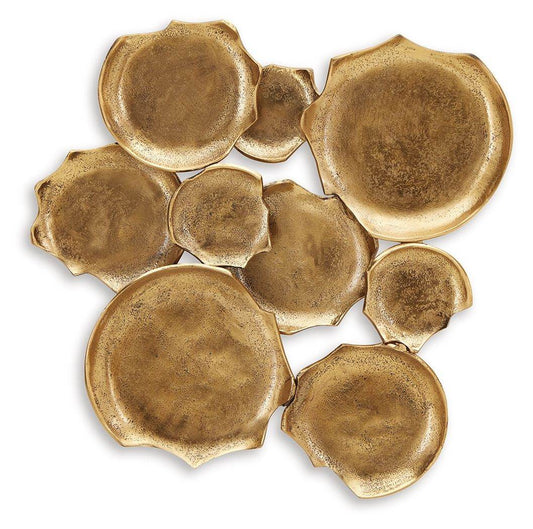 Gageton - Antique Gold Finish - Wall Decor - Forward Furniture