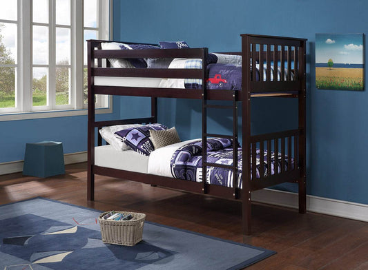 Harmony Grey Single over Single Bunk Bed - Solid Wood - Forward Furniture