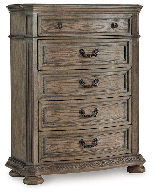 Ardenfield - Light Brown - Five Drawer Chest - Forward Furniture