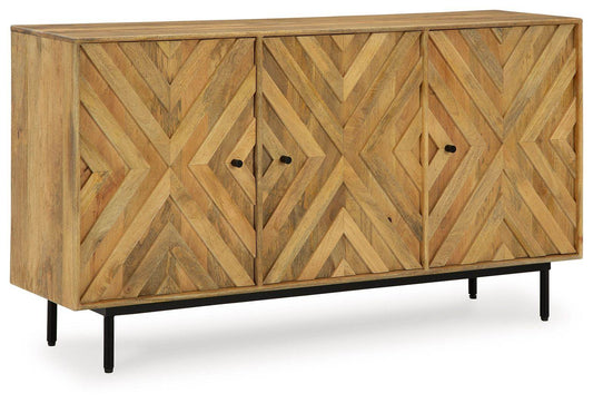 Cadewick - Natural - Accent Cabinet - Forward Furniture