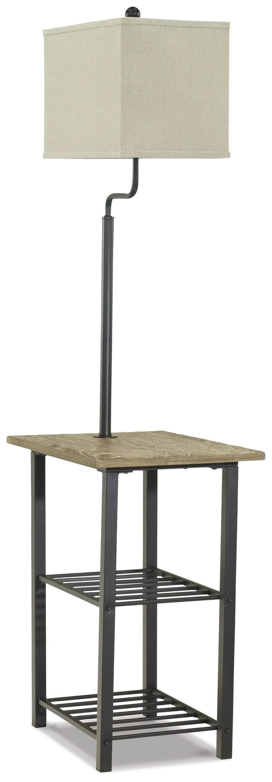 Shianne - Black - Metal Tray Lamp - Forward Furniture