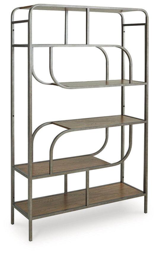 Jaddon - Brown / Antique Silver - Bookcase - Forward Furniture