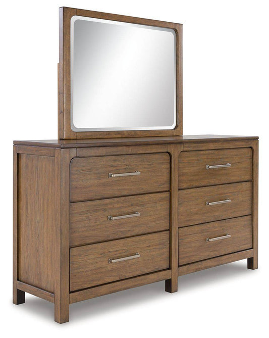 Cabalynn - Light Brown - Dresser And Mirror - Forward Furniture