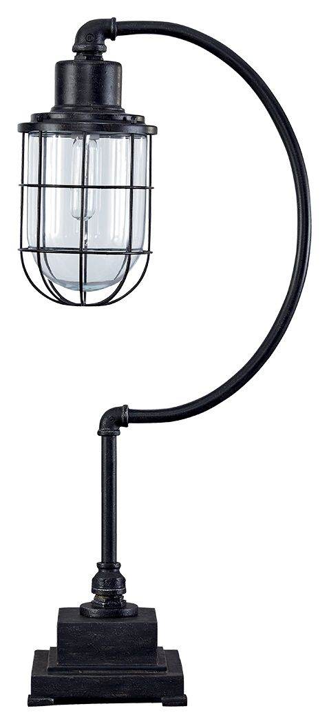 Jae - Antique Black - Metal Desk Lamp - Forward Furniture