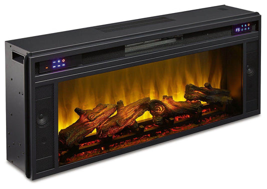 Entertainment Accessories - Black - Fireplace Insert - Rectangular - Forward Furniture