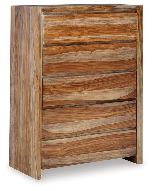 Dressonni - Brown - Five Drawer Chest - Forward Furniture