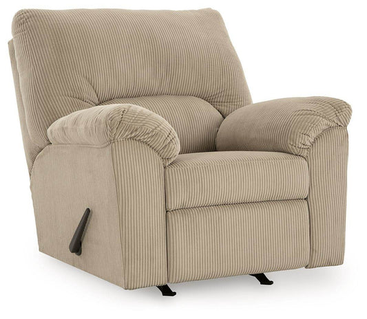 Simplejoy - Sand - Rocker Recliner - Fabric - Forward Furniture
