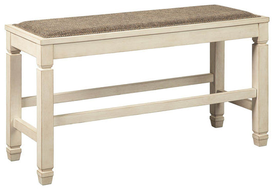 Bolanburg - Beige - DBL Counter UPH Bench - Forward Furniture