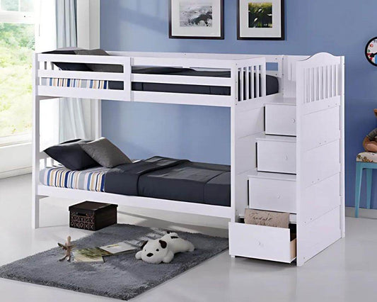 Melody Single over Single Bunk Bed - Solid Wood - Forward Furniture