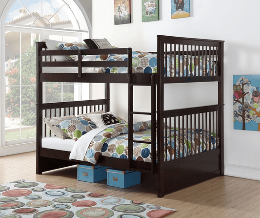 Enchanted Double over Double Bunk Bed - Solid Wood - Forward Furniture